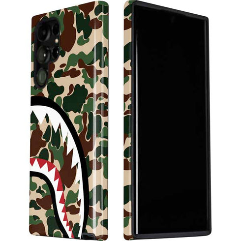 Shark Teeth Street Camo Galaxy S22 Ultra Pro Case