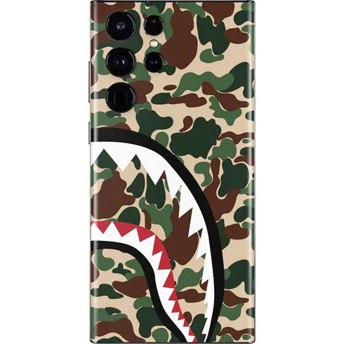 Shark Teeth Street Camo Galaxy S22 Ultra Skin