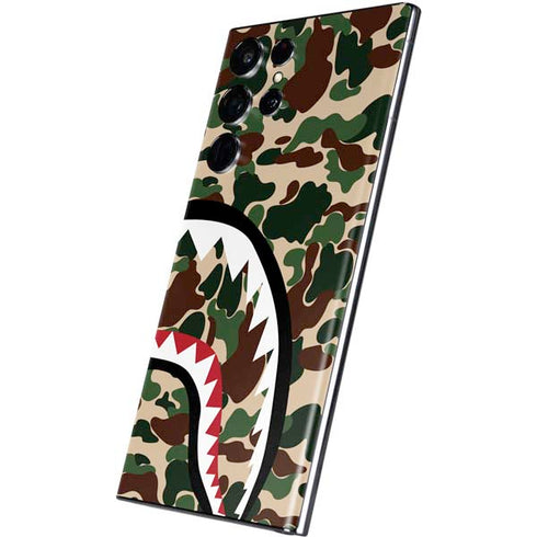 Shark Teeth Street Camo Galaxy S22 Ultra Skin