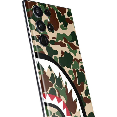 Shark Teeth Street Camo Galaxy S22 Ultra Skin