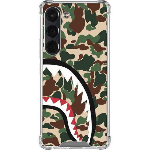 Shark Teeth Street Camo Galaxy S23 Clear Case