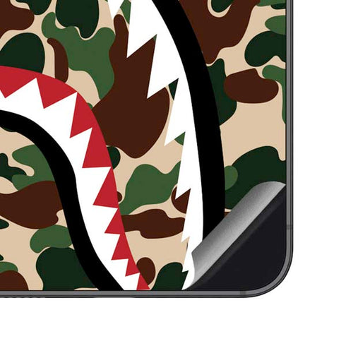 Shark Teeth Street Camo Galaxy S23 FE Skin