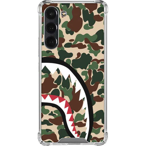 Shark Teeth Street Camo Galaxy S23 Plus Clear Case