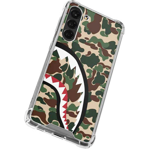 Shark Teeth Street Camo Galaxy S23 Plus Clear Case