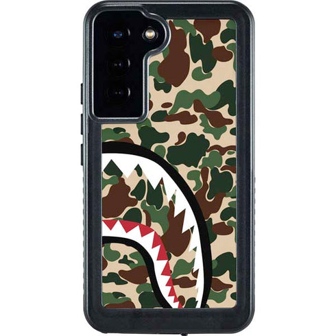 Shark Teeth Street Camo Galaxy S23 Plus Waterproof Case