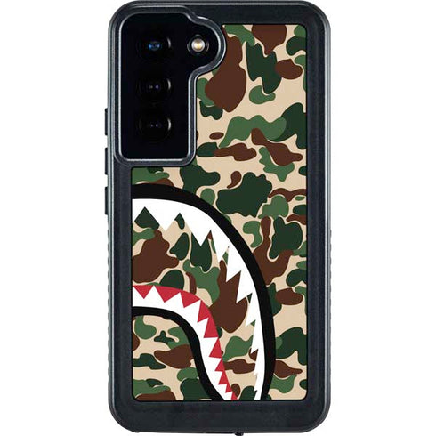 Shark Teeth Street Camo Galaxy S23 Waterproof Case