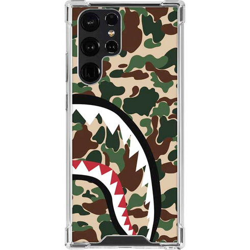 Shark Teeth Street Camo Galaxy S24 Ultra Clear Case
