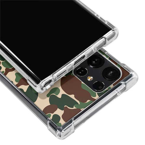 Shark Teeth Street Camo Galaxy S24 Ultra Clear Case