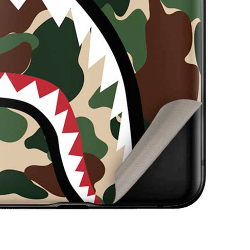 Shark Teeth Street Camo Galaxy Z Flip Skin