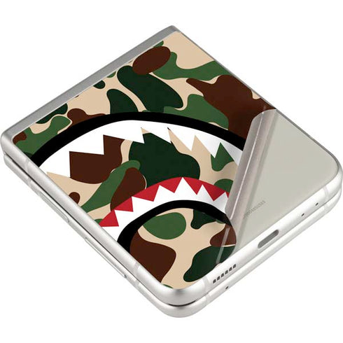 Shark Teeth Street Camo Galaxy Z Flip3 5G Skin