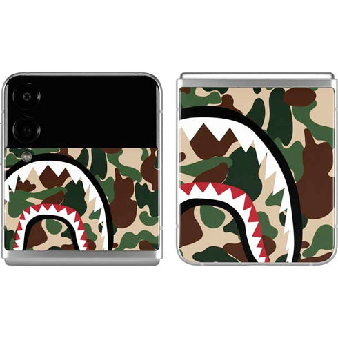 Shark Teeth Street Camo Galaxy Z Flip4 5G Skin