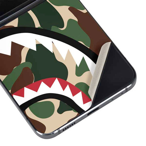 Shark Teeth Street Camo Galaxy Z Flip5 5G Skin