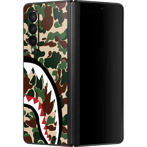 Shark Teeth Street Camo Galaxy Z Fold3 5G Skin
