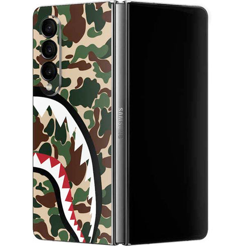 Shark Teeth Street Camo Galaxy Z Fold4 5G Skin