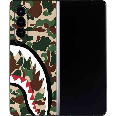 Shark Teeth Street Camo Galaxy Z Fold4 5G Skin