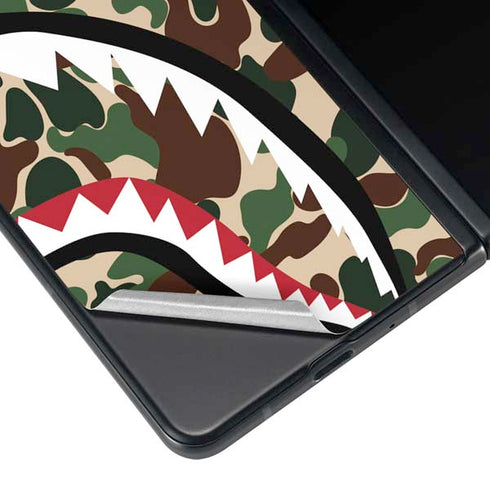Shark Teeth Street Camo Galaxy Z Fold4 5G Skin