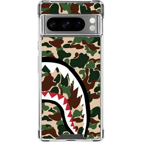 Shark Teeth Street Camo Google Pixel 8 Pro Clear Case