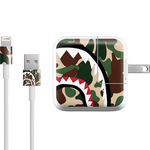Shark Teeth Street Camo iPad Charger (10W USB) Skin