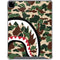Shark Teeth Street Camo iPad Pro 12.9in (2020) Clear Case