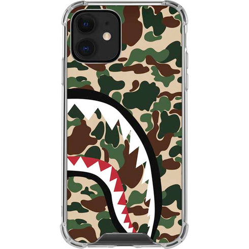 Shark Teeth Street Camo iPhone 12 Clear Case