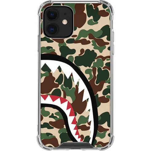 Shark Teeth Street Camo iPhone 12 Mini Clear Case