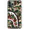 Shark Teeth Street Camo iPhone 12 Pro Clear Case