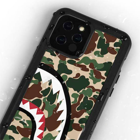 Shark Teeth Street Camo iPhone 12 Pro Waterproof Case