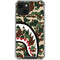 Shark Teeth Street Camo iPhone 13 Clear Case