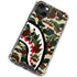 Shark Teeth Street Camo iPhone 13 Mini Clear Case