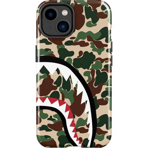 Shark Teeth Street Camo iPhone 15 Plus Impact Case