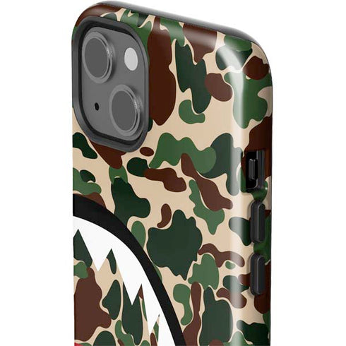 Shark Teeth Street Camo iPhone 15 Plus Impact Case