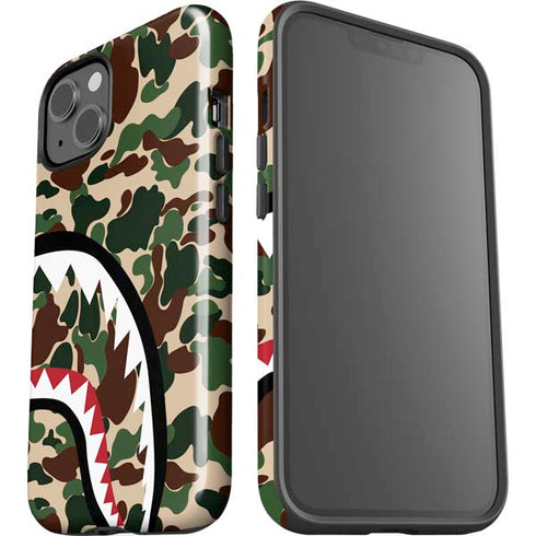 Shark Teeth Street Camo iPhone 15 Plus Impact Case