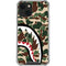 Shark Teeth Street Camo iPhone 15 Plus Clear Case