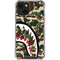 Shark Teeth Street Camo iPhone 14 Plus Clear Case