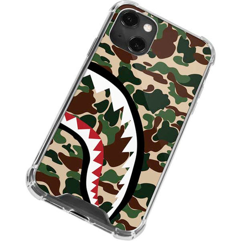 Shark Teeth Street Camo iPhone 15 Plus Clear Case