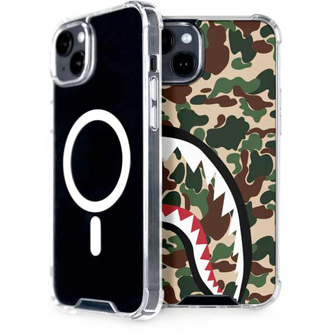Shark Teeth Street Camo iPhone 15 Plus MagSafe Case