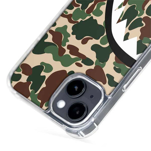 Shark Teeth Street Camo iPhone 15 Plus MagSafe Case