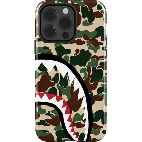 Shark Teeth Street Camo iPhone 14 Pro Impact Case