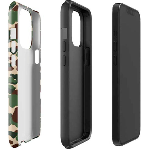 Shark Teeth Street Camo iPhone 14 Pro Impact Case
