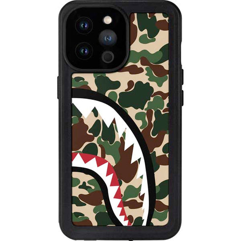 Shark Teeth Street Camo iPhone 14 Pro Max Waterproof Case