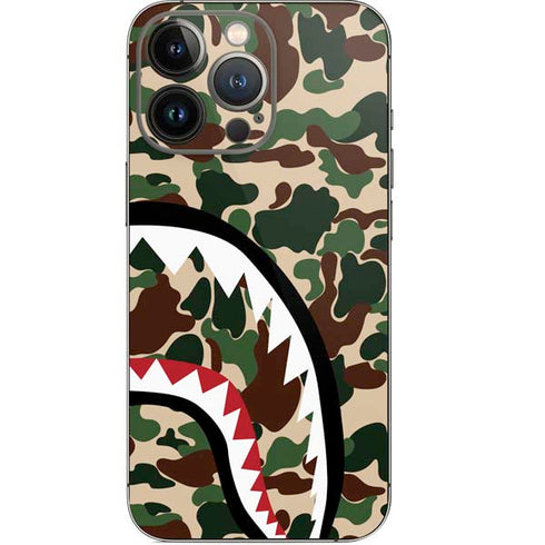 Shark Teeth Street Camo iPhone 14 Pro Skin