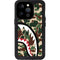 Shark Teeth Street Camo iPhone 14 Pro Waterproof Case