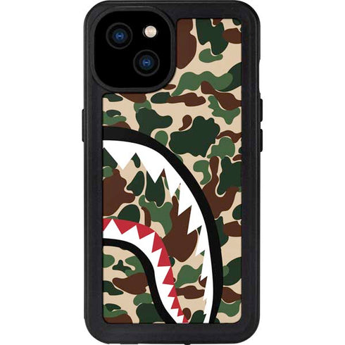 Shark Teeth Street Camo iPhone 15 Plus Waterproof Case