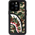 Shark Teeth Street Camo iPhone 15 Pro Waterproof Case