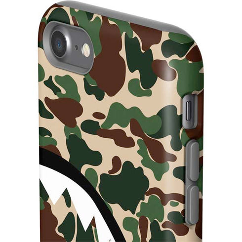 Shark Teeth Street Camo iPhone SE (2nd & 3rd Gen) Pro Case