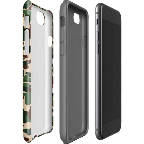 Shark Teeth Street Camo iPhone SE (2nd & 3rd Gen) Pro Case