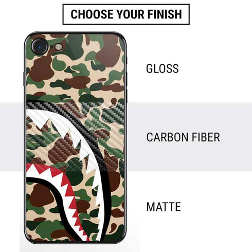 Shark Teeth Street Camo iPhone SE (2nd & 3rd Gen) Skin