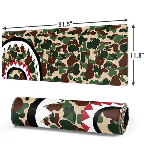 Shark Teeth Street Camo Gaming Mouse Pad