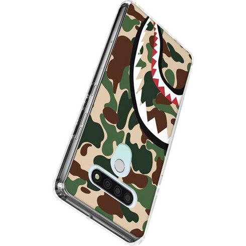 Shark Teeth Street Camo LG Stylo 6 Clear Case