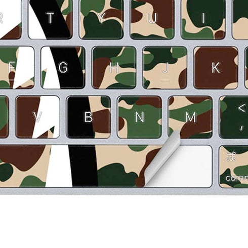 Shark Teeth Street Camo Magic Keyboard Skin